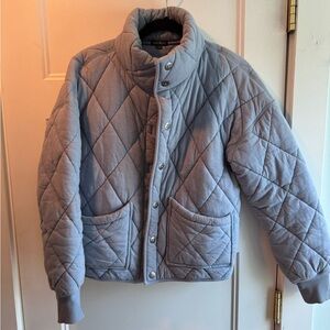 Wild Fable Light Blue Quilted Puffer Jacket